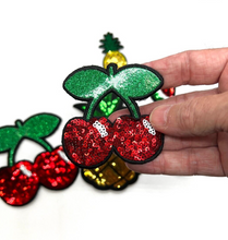 Load image into Gallery viewer, 11 Piece set Watermelon, Strawberry, Cherry, Apple, Applique Patches
