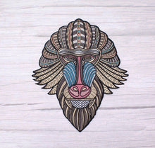 Load image into Gallery viewer, Large Monkey Baboon Applique Patch
