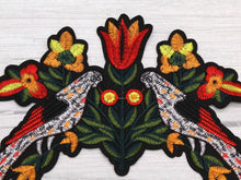 Load image into Gallery viewer, Embroidered Colourful Doves   Applique  Patch
