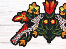 Load image into Gallery viewer, Embroidered Colourful Doves   Applique  Patch
