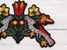 Load image into Gallery viewer, Embroidered Colourful Doves   Applique  Patch
