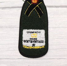 Load image into Gallery viewer, Chenille Colourful Champagne Bottle Patch Applique
