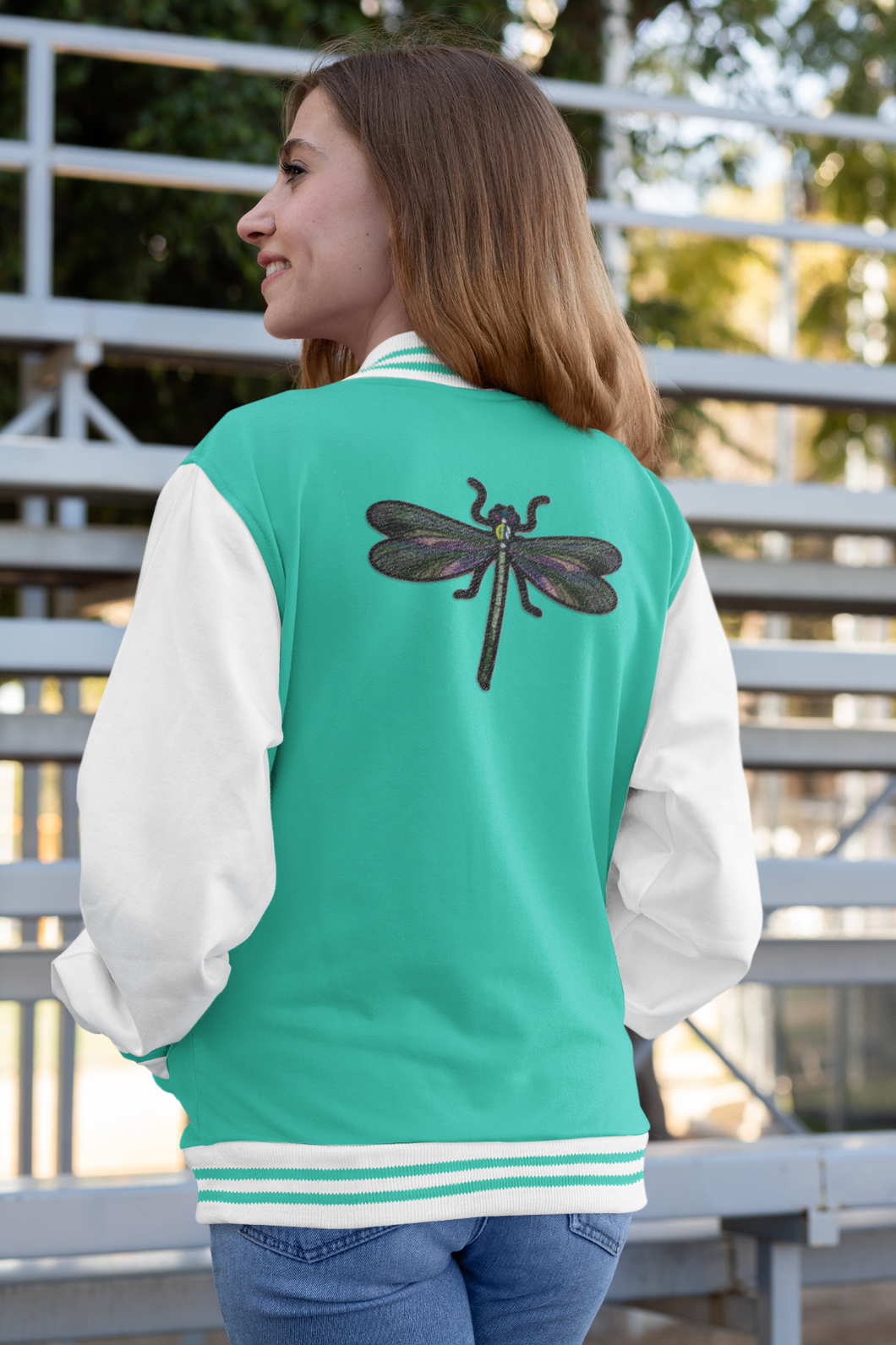 Dragonfly  Insect Embroidered Iron or Sew on Applique Patch