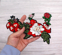 Load image into Gallery viewer, Beaded Rose Flower  Appliqué Patches
