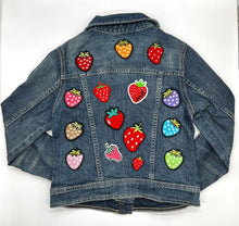 Load image into Gallery viewer, Strawberry fuzzy Applique Patches
