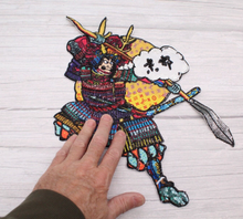 Load image into Gallery viewer, Huge Japanese  Samurai Warrior Sequin Applique  Patch
