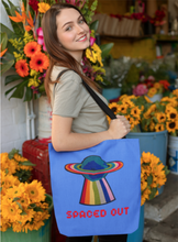 Load image into Gallery viewer, Spaceship UFO Sequin &amp; Embroidery Applique Patch
