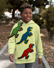 Load image into Gallery viewer, Large Embroidered Dinosaur patch
