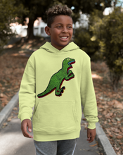 Load image into Gallery viewer, Large Embroidered Dinosaur patch
