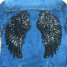 Load image into Gallery viewer, 1 Pair Angel Sequin Wings Applique Patch
