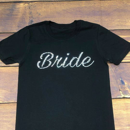 Bride Rhinestone Hotfix Transfer