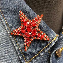 Load image into Gallery viewer, Sequin 2 Piece Crystal Stars Applique Patch
