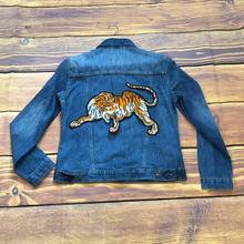 Load image into Gallery viewer, Large Embroidered Tiger Applique Patch
