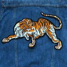 Load image into Gallery viewer, Large Embroidered Tiger Applique Patch
