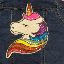 Load image into Gallery viewer, Sequin Unicorn Applique Patch
