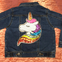 Load image into Gallery viewer, Sequin Unicorn Applique Patch
