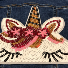 Load image into Gallery viewer, Sequin Unicorn Applique Patch
