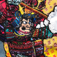 Load image into Gallery viewer, Huge Japanese  Samurai Warrior Sequin Applique  Patch
