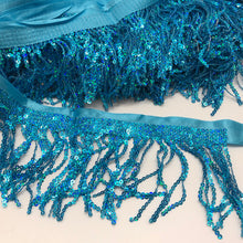 Load image into Gallery viewer, Sequin Tassel  8cm Fringe Fringing
