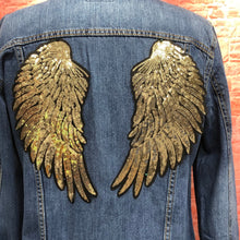 Load image into Gallery viewer, 1 Pair of sequin angel wings in a variety of colours
