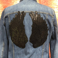 Load image into Gallery viewer, 1 Pair of sequin angel wings in a variety of colours
