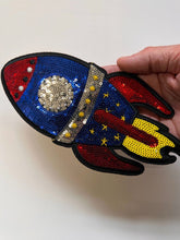 Load image into Gallery viewer, Rocket Ship  Applique  Patch
