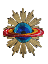 Load image into Gallery viewer, Embroidered &amp; Sequin Planet Applique  Patch
