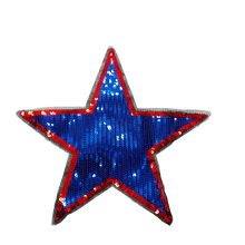 Load image into Gallery viewer, Sequin  Star Applique Patch
