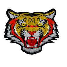 Load image into Gallery viewer, Large Tiger Head Applique Patch
