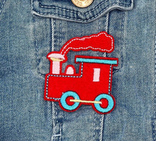 Load image into Gallery viewer, 6 Pieces Children&#39;s Car and Train Applique Patches
