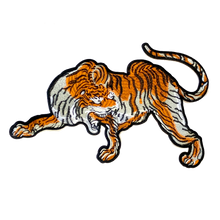 Load image into Gallery viewer, Large Embroidered Tiger Applique Patch
