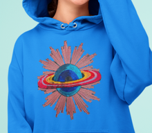 Load image into Gallery viewer, Embroidered &amp; Sequin Planet Applique  Patch
